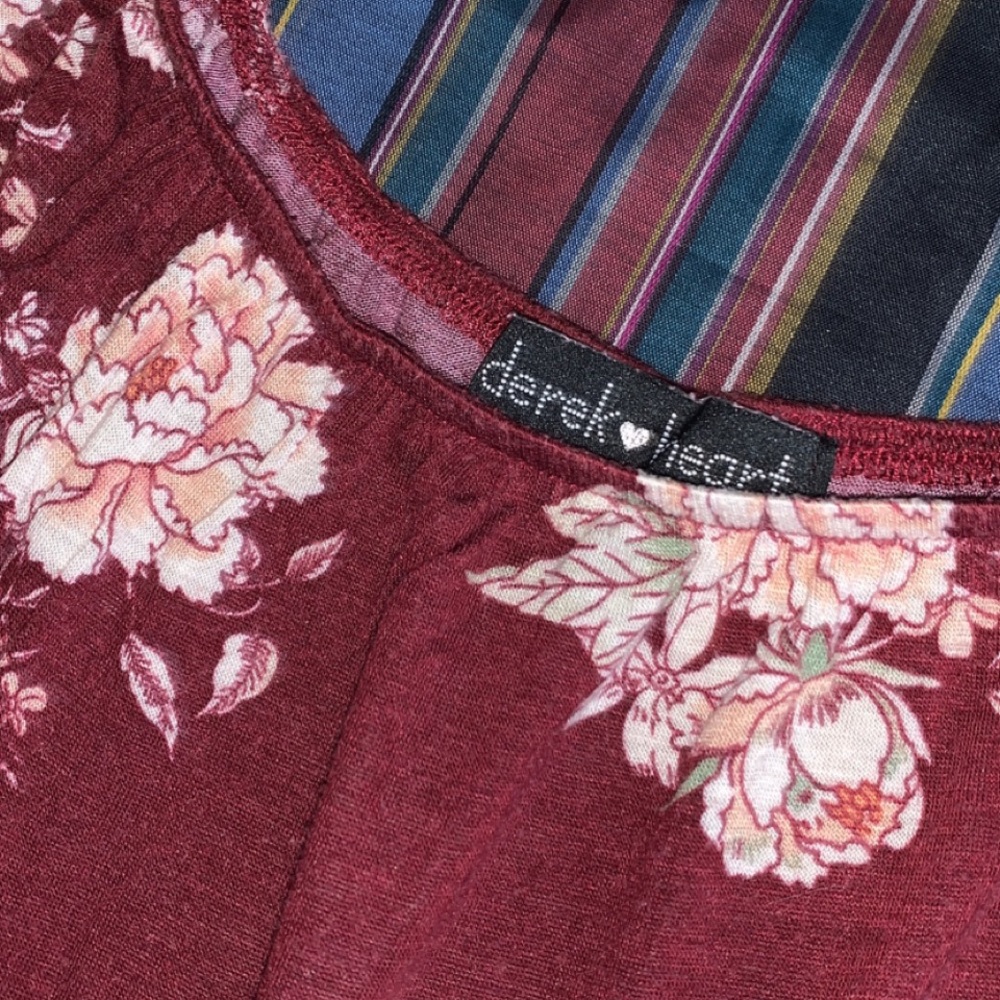 Long sleeve floral blouse